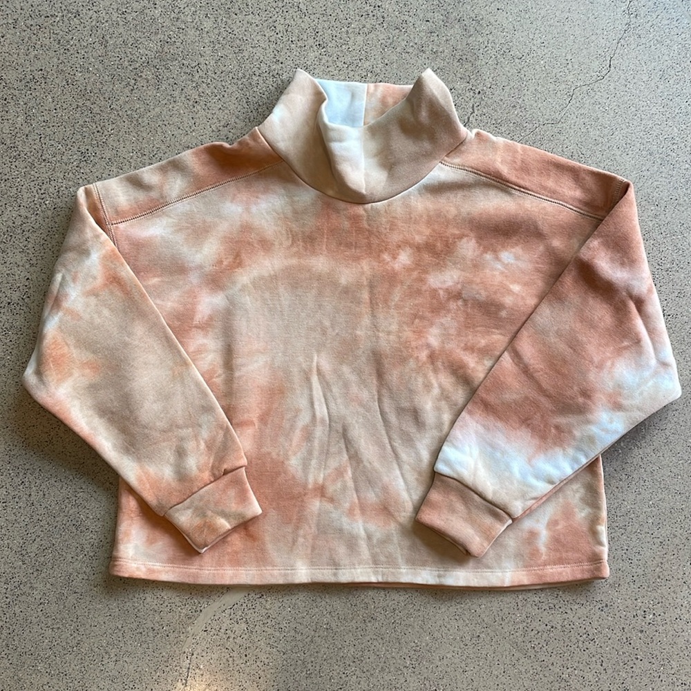 Socialite High Neck Fleece Pullover Size Small